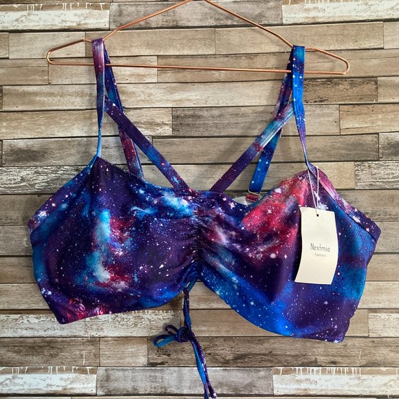 Galaxy Print High Waisted Bikini Size 22 - Picture 3 of 9
